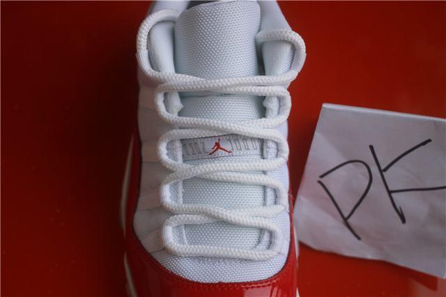 Authentic Air Jordan 11 Low Varsity Red